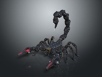 Machine Scorpion Mecha Scorpion Science Fiction Scorpion Cartoon Scorpion Anime Scorpion 3d model