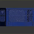 Blue Plastic Storage Baskets With Mesh Design For Versatile Use