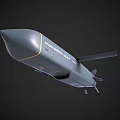Modern Gray Winged Storm Shadow SCALP Missile Military Weapon Design Features