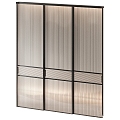 Modern Other Door Groove Interior Sliding Stripe 3d model