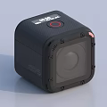 Black Cube Projection Surveillance Camera With HD 1080p Lens And Compact Modern Design