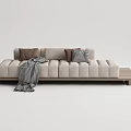 Modern Multiplayer Sofa 3d model