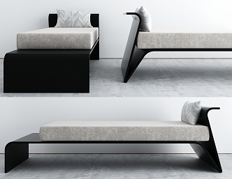 Modern Lazy Sofa 3d model