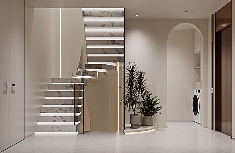 Modern Staircase 3d model