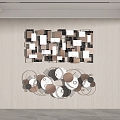 Wall Decorations Hanging Metal Wall Decorations Light Luxury Wall Decorations 3d model