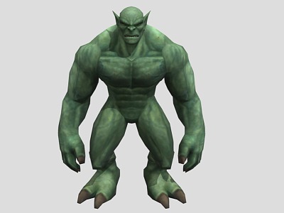 Orc Behemoth Monster Hulk Marvel Mutant Giant Warcraft Muscle Monster 3d model