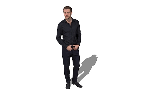 modern man 3d model