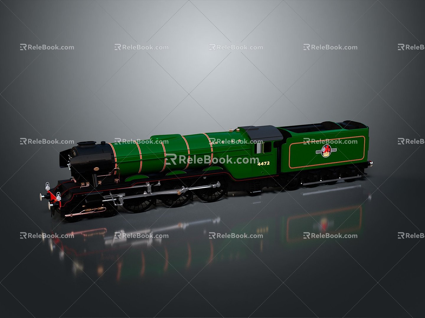 vintage train steam train train carriage locomotive head steam car carriage train vehicle 3d model