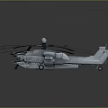 Three Space Exploration Aerospace Helicopter Models With Metallic Texture And Gray Background