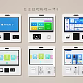 Wall Mounted Self Service Terminal All in One With Touch Screens Different Interfaces