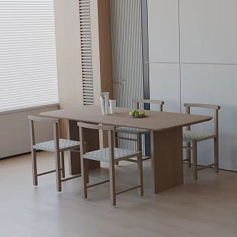Modern table combination 3d model