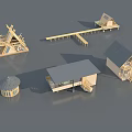 Diverse Guesthouse Architecture Designs With Wooden Structures Terraces And Roof Styles