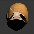 Giant Yellow Snail with White Body and Long Antennae Moving on Dark Shiny Surface