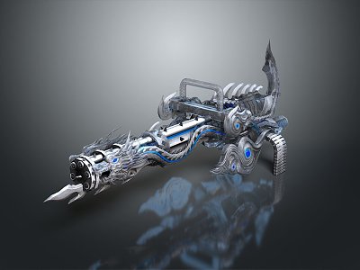 Modern Sci-Fi Weapon Future Weapon Sci-Fi Equipment Game Equipment 3d model