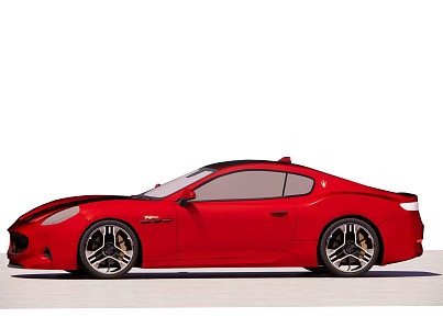 Maserati Super sports car 3d model