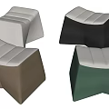 Modern sofa stool 3d model