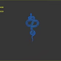 Bronze Coiled Snake Sculpture with Patina Finish and Artistic Design