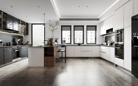 Modern Kitchen 3d model