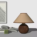 Modern Table Lamp Mushroom Table Lamp 3d model