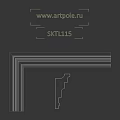 White Decorative Cornice Molding Trim For Modern Interior Architectural Design