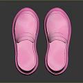 Stylish Pink Platform Loafers With Thick Sole For Women's Casual Daily Wear