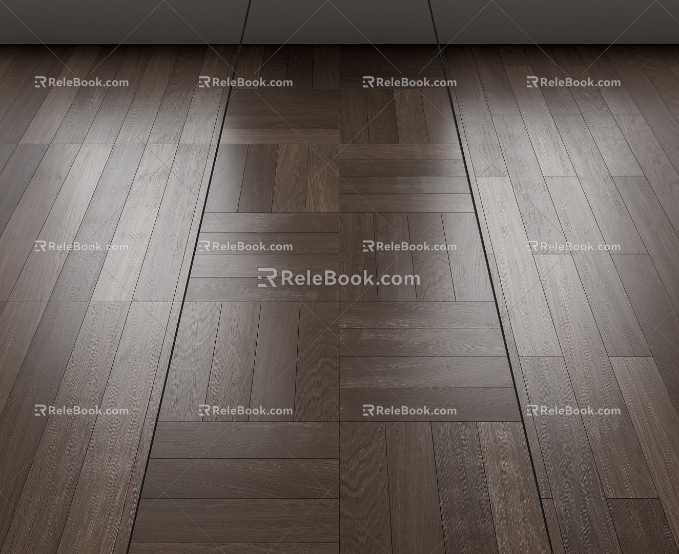 Modern Wood Flooring 3d model