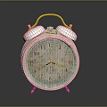 Retro alarm clock alarm 3d model