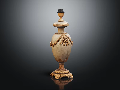 Classical Decorative Vase with Intricate Carved Details Elegant Lid and Ornate Base for Home Decoration 3d model