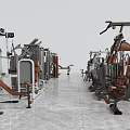 Professional Gym Fitness Equipment With Multifunctional Training Machines Metal Frames And Leather Seats