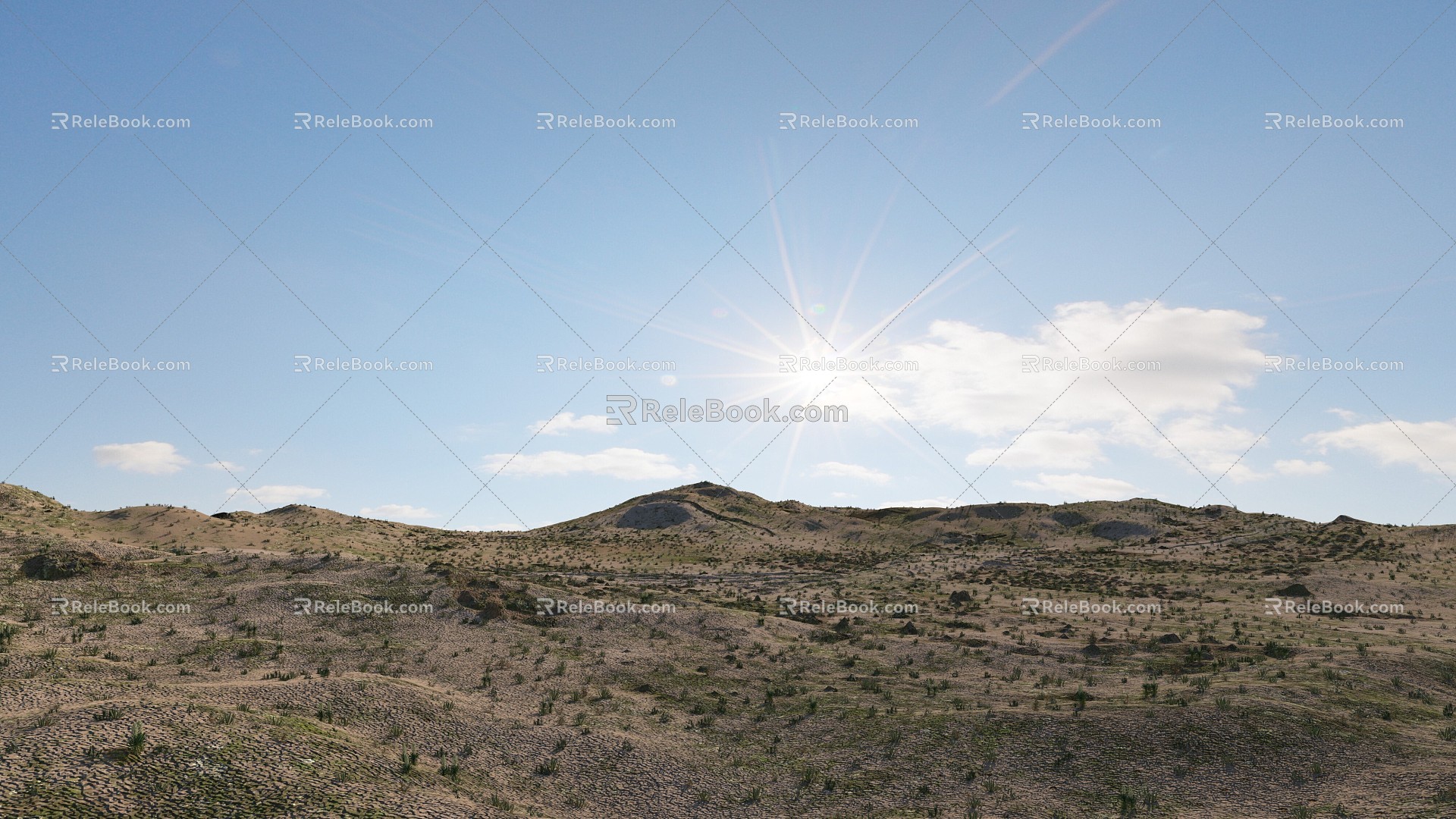 Gobi Desert 3d model