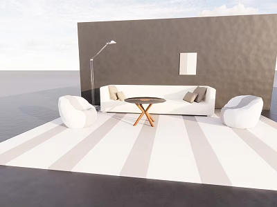 Modern Sofa Coffee Table Combination Sofa Coffee Table 3d model