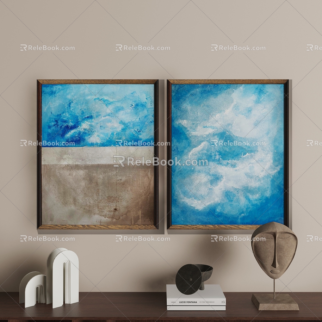 Niche Abstract Hanging Paintings model