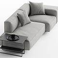 Modern Multiplayer Sofa 3d model