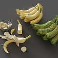 Modern Banana 3d model