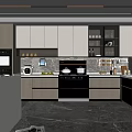 Modern Kitchen Interior Design With Marble Countertop Island Cabinets And Window Lighting