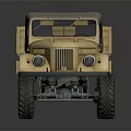 Yellow Functional Dump Truck Featuring Six Wheels Off Road Tires And Cargo Bed