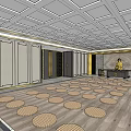 Serene Buddhist Meditation Space With Buddha Statue And Round Prayer Cushions