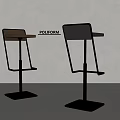 POLIFORM Modern Bar Stools With Sleek Contemporary Design And Black Brown Finishes