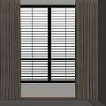 Modern Neutral Curtains With Blinds For Window Treatment In Living Space