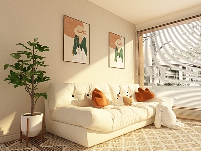 Living room 3d model