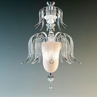 European Chandelier Lamps 3d model