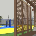 Modern Garden Pergola Design With Climbing Plants And Seating Area