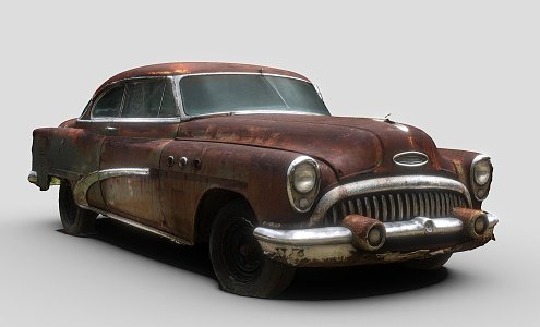 Buick eight series car 3d model