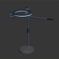 Adjustable Metal Furniture Support Stand With Circular Ring And Stable Base 3d model