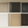 Modern Window Blinds With Various Colors And Different Styles For Home Interiors 3d model