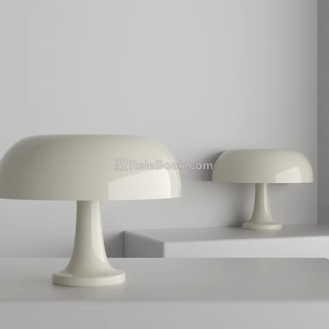 Modern table lamp 3d model
