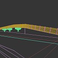 Fence Garden Landscape Fence Fence 3d model