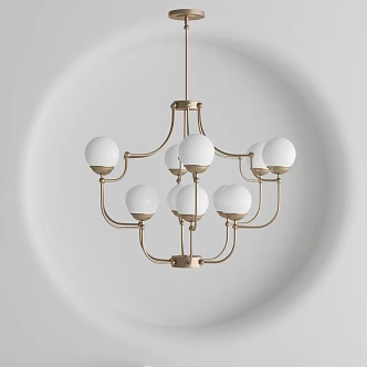 Modern chandelier 3d model