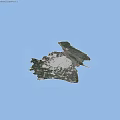 Aerial Planning of Urban Regional Layout with Road Network and Green Spaces