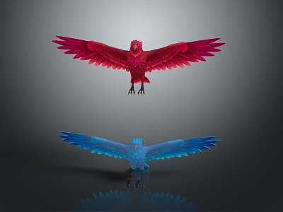 Eagle Large Eagle Owl Raptor Falcon Bird Animal Game Animal 3d model